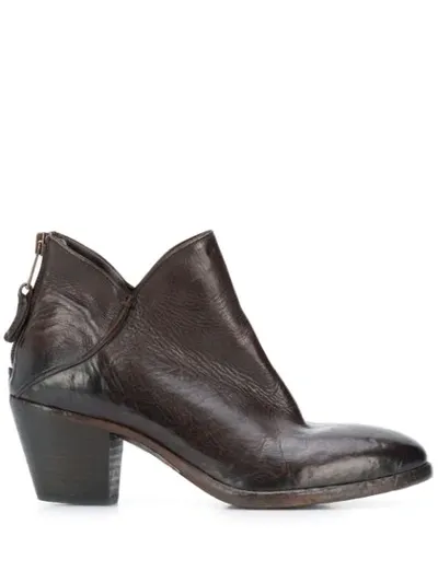 Elena Iachi Giorgia Ankle Boots In Brown