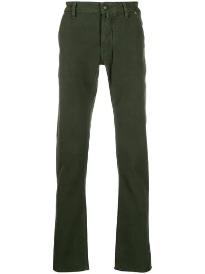 Jacob Cohen Straight-leg Five Pocket Jeans In Green