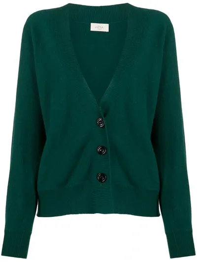 Altea Long-sleeve Cardigan In Green