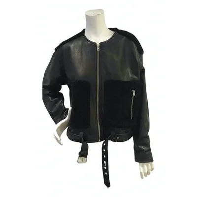 Pre-owned Iro Black Shearling Jacket