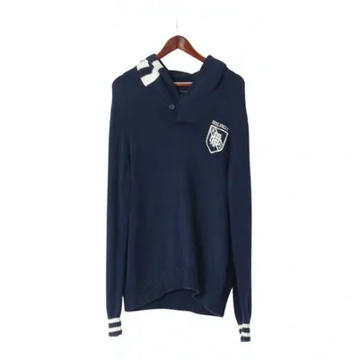 Pre-owned Tommy Hilfiger Pull In Navy