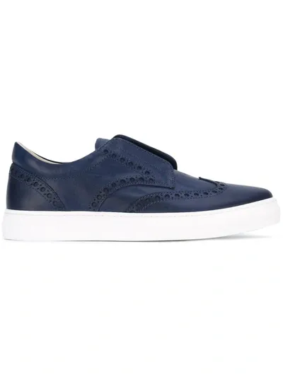 Montelpare Tradition Kids' Slip-on Sneakers In Blue