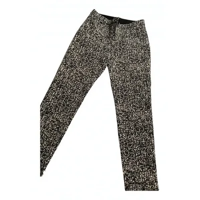 Pre-owned Pinko Carot Pants In Black