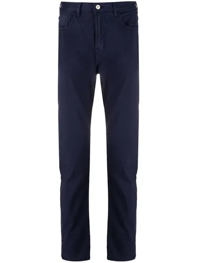 Ps By Paul Smith Straight-leg Chinos In Blue