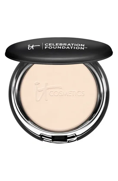 It Cosmetics Celebration Foundation Full Coverage Anti-aging Hydrating Powder Foundation In Fair (w)