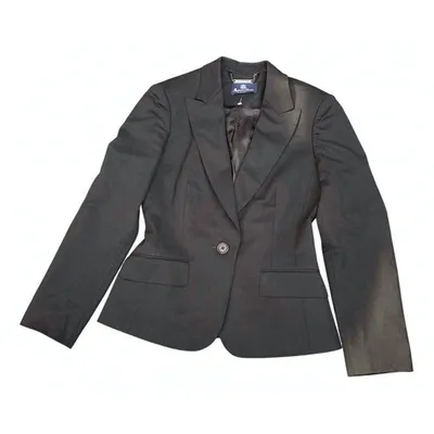 Pre-owned Aquascutum Black Viscose Jacket