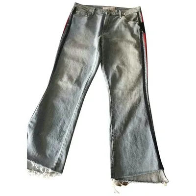 Pre-owned Mother Mstraight Jeans In Multicolour