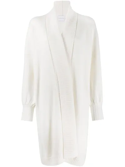 Antonella Rizza Open-front Midi Cardi-coat In White