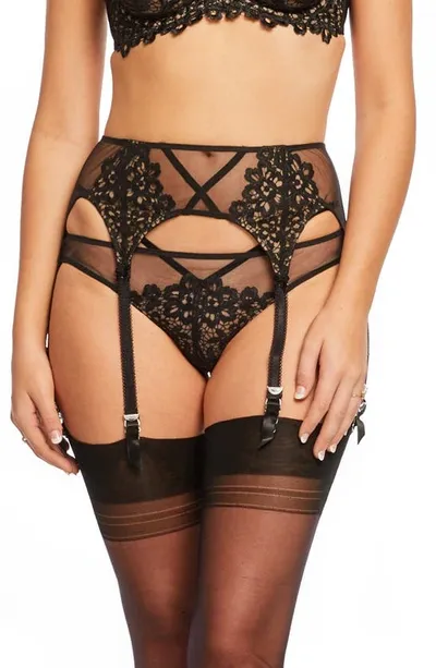 Dita Von Teese Muse Suspender Garter Belt In Black