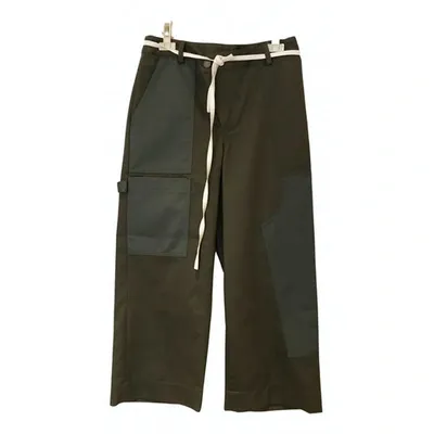 Pre-owned Monse Short Pants In Khaki