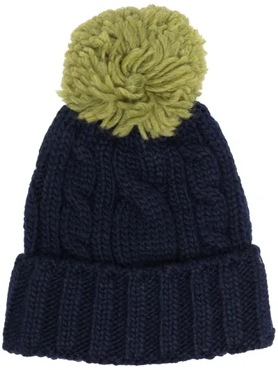 Super Duper Hats Chunky Knitted Beanie In Blue