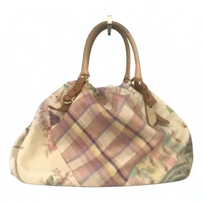 Pre-owned Etro Cloth Handbag In Multicolour