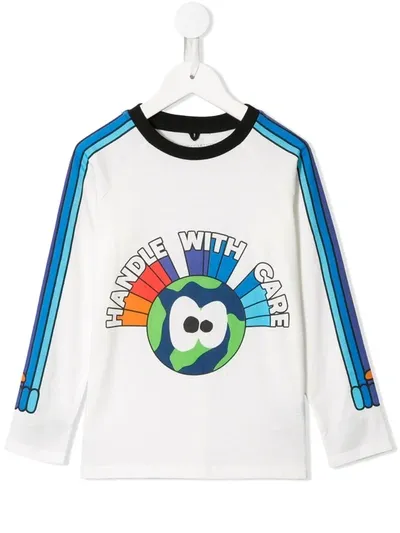 Stella Mccartney Kids' Handle With Care T-shirt In White