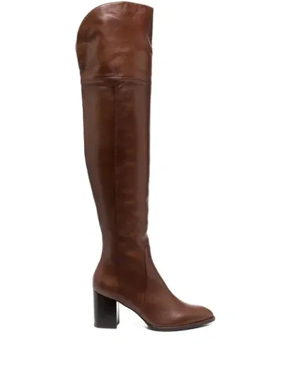 Stuart Weitzman Raylene Knee-length Boots In Brown