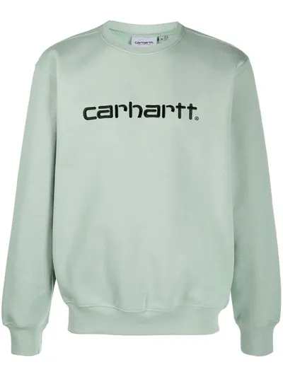 Carhartt Embroidered Green Sweatshirt