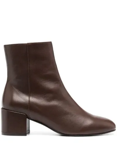 Stuart Weitzman Rosalind Ankle Boots In Brown