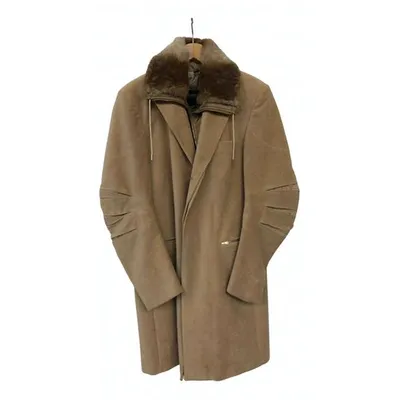 Pre-owned John Richmond Coat In Beige