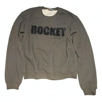 Pre-owned Msgm Sweatshirt In Grey