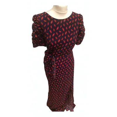 Pre-owned P.a.r.o.s.h Silk Maxi Dress In Multicolour