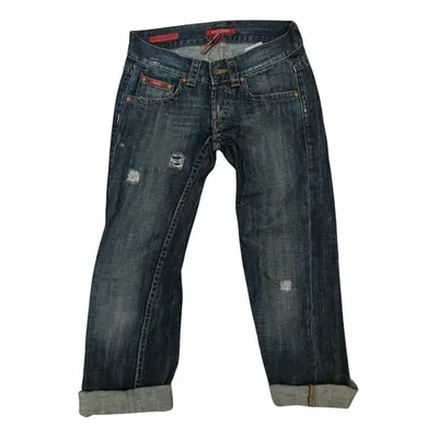 Pre-owned Guess Large Jeans In Blue