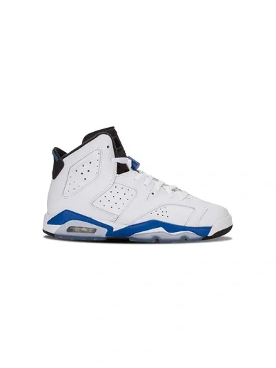 Nike Kids' Air Jordan 6 Retro Bg Sneakers In White