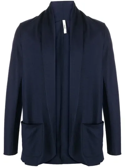 Attachment Shawl-collar Blazer In Blue