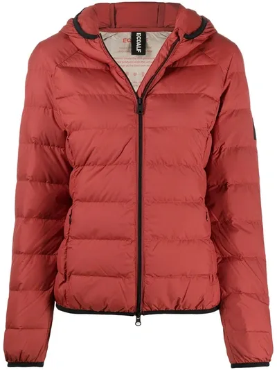 Ecoalf Asp Padded Jacket In Orange