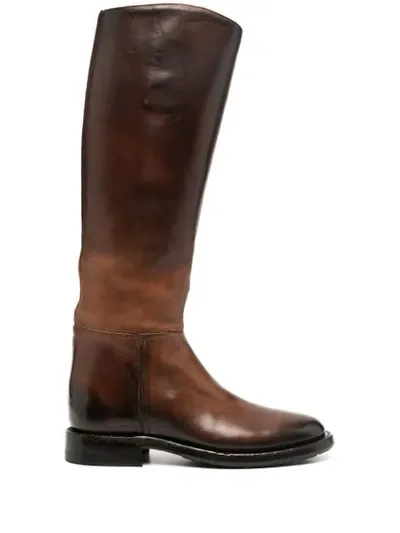 Silvano Sassetti Knee-length Boots In T. Moro