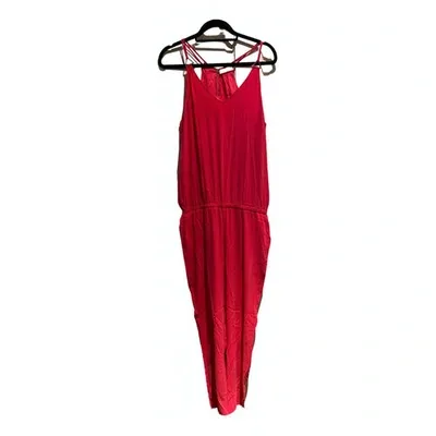 Pre-owned Ramy Brook Silk Jumpsuit In Pink