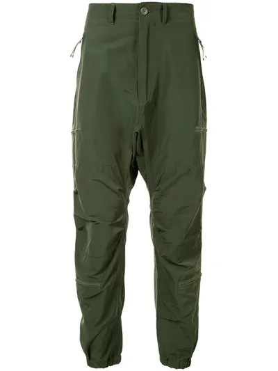 R13 Slim-fit Cargo Trousers In Green