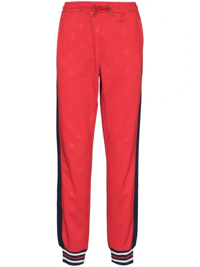 Fila Hank Pant Pants In Red Cotton