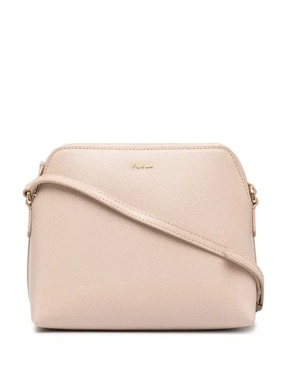 Furla Boheme Pebbled-effect Bags Set In Neutrals