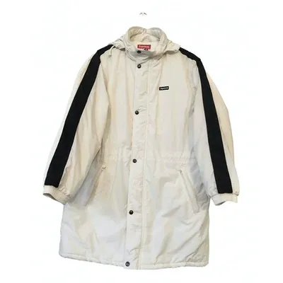 Pre-owned Supreme Coat In White