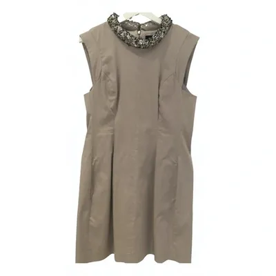 Pre-owned French Connection Mini Dress In Grey