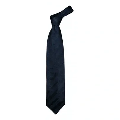 Pre-owned Giorgio Armani Silk Tie In Blue