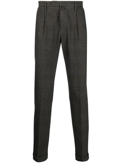 Briglia 1949 Textured Tailored Trousers In Blue