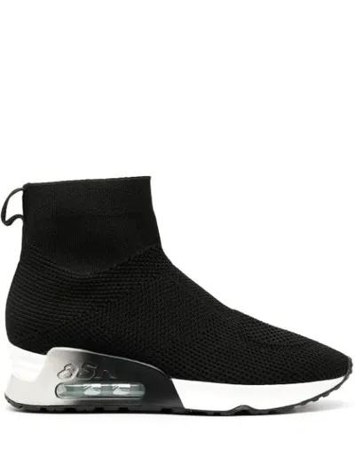 Ash Luna Sock Sneakers In Black