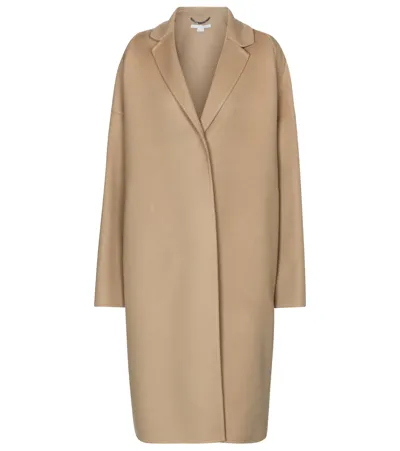 Stella Mccartney Single-breasted Bilpin Coat Camel In Brown