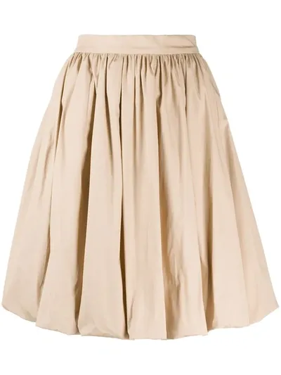 Patou Generous Cottonskirt In Neutrals