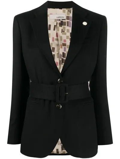 Lardini Black Cashmere Blazer