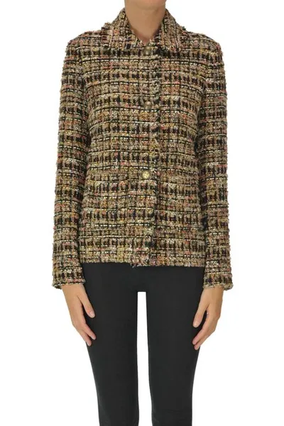 Etro Bouclè Jacket With Lurex In Multi