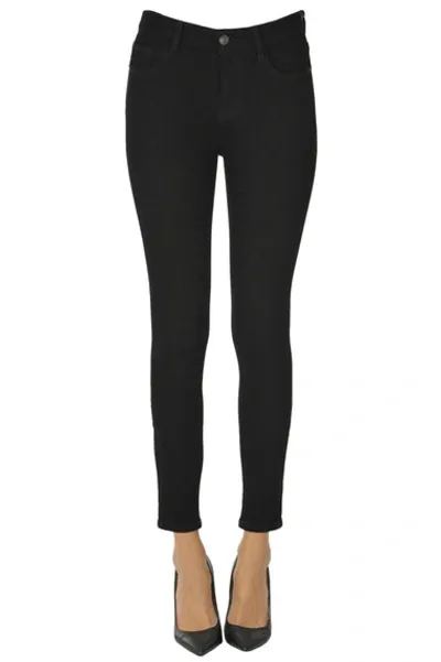 Current Elliott Super Skinny Jeans In Black