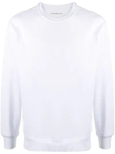 Department 5 Round Neck Sweatshirt In White