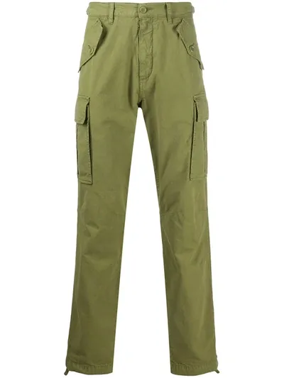 Moschino Multi-pocket Trousers In Green