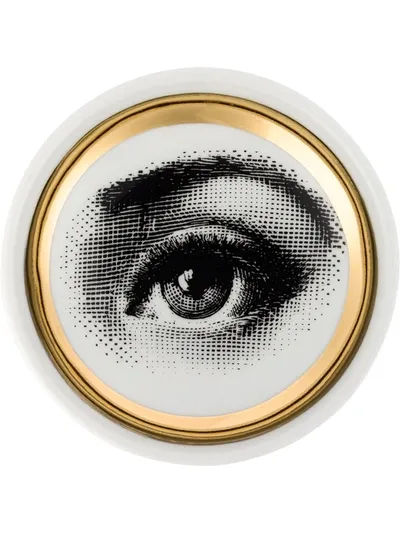 Fornasetti Printed Ashtray In Grey