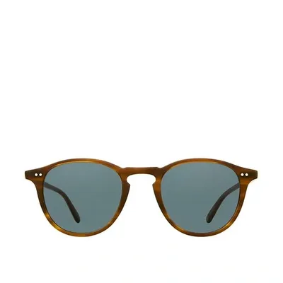 Garrett Leight Hampton Sun Matte Saddle Tortoise Sunglasses In Braun