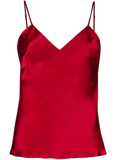 Gilda & Pearl Sophia Camisole Top In Red