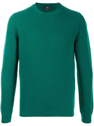 Mp Massimo Piombo Fine Knit Sweater In Green