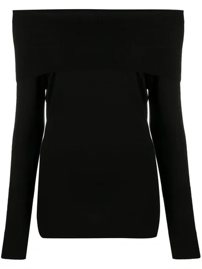 Snobby Sheep Off-shoulder Top In Black