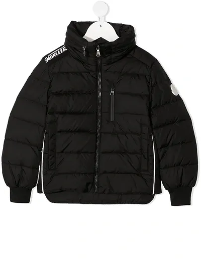 Moncler Kids' Padded Long-sleeve Jacket In Black